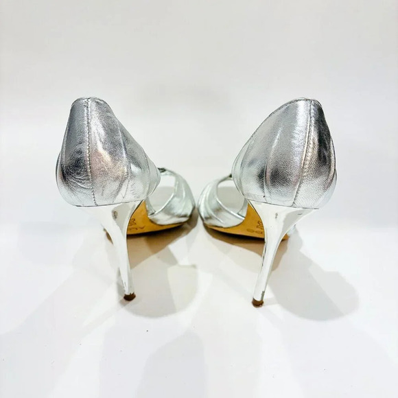 ALDO Mogalecity silver open toe sandals - Picture 8 of 9